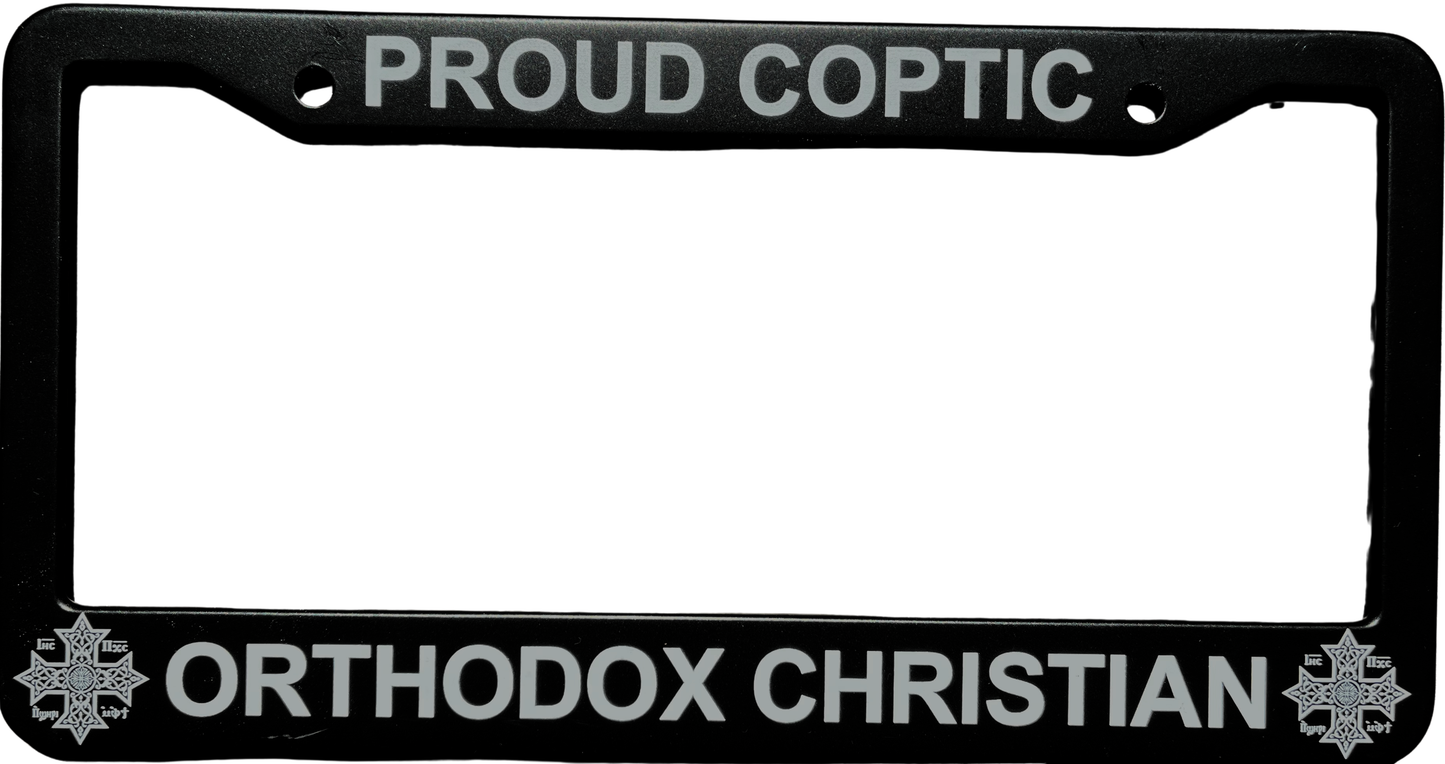 Proud Coptic License Plate Frame