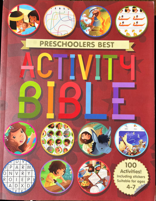 Kids Activity Bible - 4 to 7 yrs old